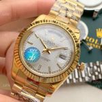 BP Factory Watches - Replica Rolex DayDate II White Dial All Gold President Wristwatch